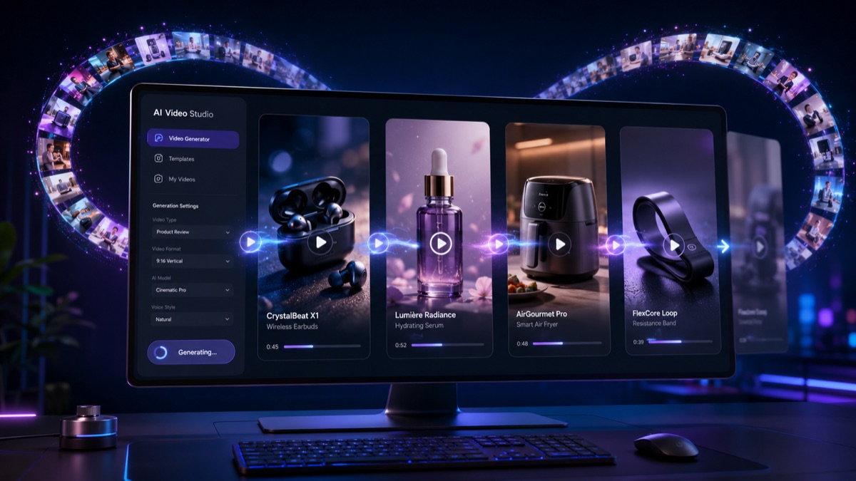 Unlimited review video creation dashboard