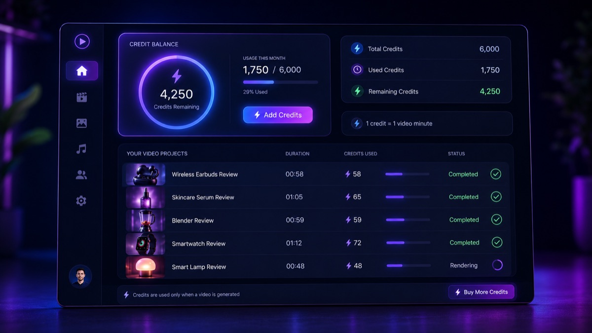 Built-in credit system