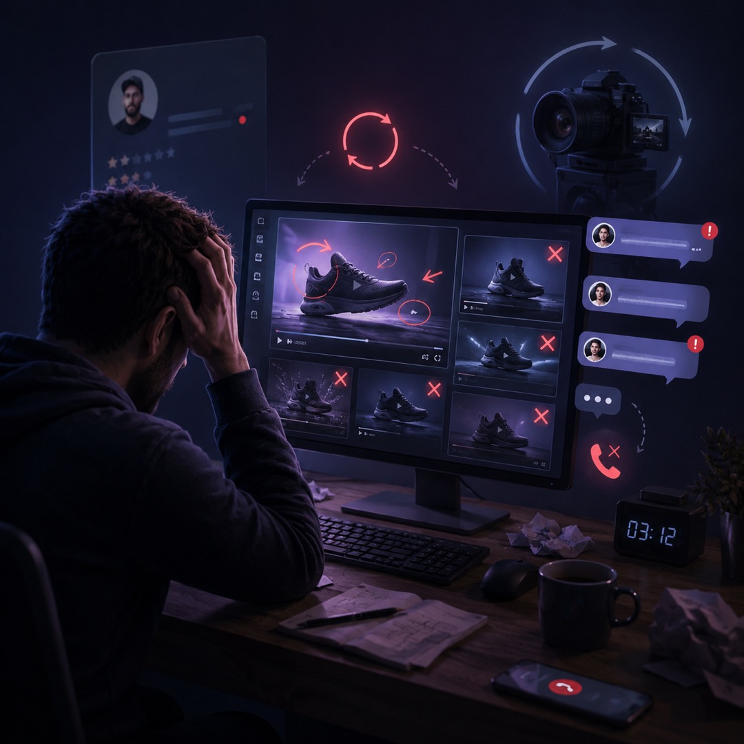 Endless reshoots and flaky freelancers